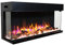Endeavour Fires Chimenea Eléctrica Rosedale 3D de 48/1230mm para Pared Multimedia con Múltiples Colores de Llama, Juego de Troncos y Cristales, Control Remoto Programable de 7 Días