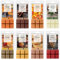 SALKING Herbst Duftwachs Wax Melts für Duftlampe, 100% Sojawachs Raumduft Duftkerze, Wax Melts für Kerzen Wärmer, Kürbisgewürz und Zimt Düfte Geschenk Set für Halloween, Weihnachten, 8 Düfte