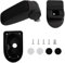 vidaXL Reposabrazos para Coche ABS Negro 13x36x(30-46) cm