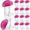 Tanlade 24 Pcs Cowboy Boot Shot Glasses Mini Pink Cowgirl Hat Glitter Sequin Western Cowboy Cowgirl Wedding Party Decoration(Stylish)
