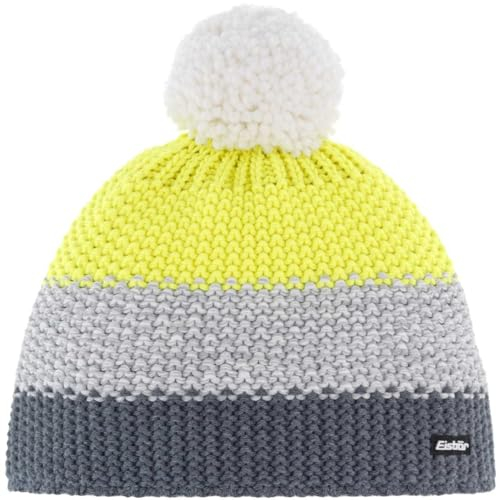 Eisbär Star Pompon Mütze Kids anthrazit-h.graumeli-li.Yellow