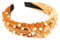 DRESHOW Pearl Headbands for Women Wide Knotted Headbands Velvet Turban Hair Bands Accessories for Girls