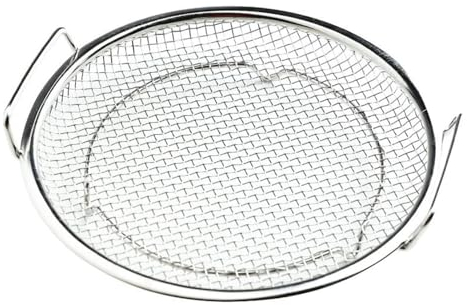 Stainless Steel Frying Oil Filter Tray Kitchen Oil Filter Tray Fine Mesh Filter Basket for Frying Grilling food, Kitchen Strainer Colander for Washing Vegetables and Fruits (18cm)