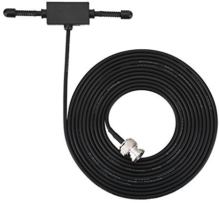 Beufee All Band Glass Mount Scanner Antenna, 10ft Radio Mobile Radio Scanner Antenna Mobile Full Band Car Scanner Radio Antenna with Bnc Connector