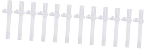 MUSISALY Cannuccia Borraccia Universale Ricambi Borraccia Suavinex 12 Cannucce Con Ugelli in Silicone Per Bottiglie D'acqua Cannucce in Silicone Per Tazze D'acqua Ugelli Per Bere Bianchi