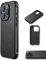 Mujjo Leather Shield Case iPhone 16 Pro Max Schwarz