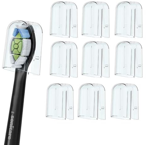 10 Stück Zahnbürsten Deckel, Abdeckungen Kompatibel Mit Philips Sonicare/JTF P200/Zahnheld Gero Schallzahnbürste/Lächen T8/H9 Elektrische Zahnbürste/Wondersmile