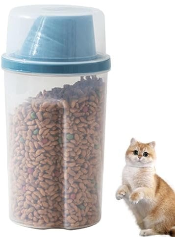 Gwtdtoad Dog Food Storage Container 1000 Ml Pet Food Container Airtight Cat Pet Food Storage Container Feed Container Cat Food Storage Box For Pet Food