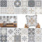 HTTDSLF 24 Pièces Credence Adhesive Pour Cuisine, Stickers Carrelage, Carrelage Adhesif Mural, Carrelage Adhesif Mural Cuisine, Carrelage Adhesif Mural Salle de Bain, 15 x 15 cm