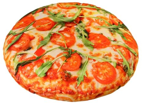 Pizza -Plüsch - Neuheit 3D Kreative Realistische Pizzakissen, 15