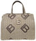 Laura Biagiotti Borsa Donna in Paglia Intrecciata, Dimensioni 31x25x14 cm, 3 Scomparti, con Tracolla Removibile Linea JULIE Art: LB25S-110-1 (BEIGE TERRA)
