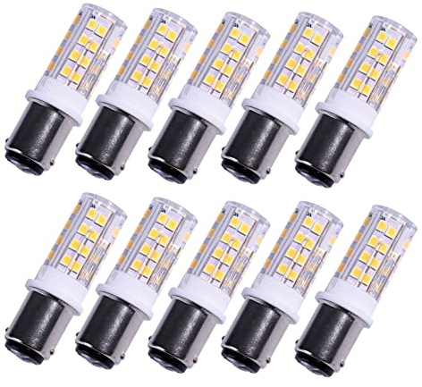 ShuoHui B15 B15D 4W=40W LED Glühbirne Licht 2835 SMD 220-240V 360LM WarmWeiß 3500K for Sewing Machine, Cooker Hood, Chandelier (4)