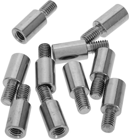 jojofuny 10pcs Joystick Handle Extender Shaft Extension Rod for Gaming Joysticks DIY Upgrade Kit Enhances Finger Flexibility and Precision Control for Players