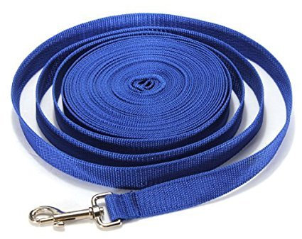 Extra Long Pet Dog Training Leash - 40FT/50FT/66FT Obedience Dog Leash Basic Lead Recall Rope for Medium and Large Dogs Heavy Duty Nylon Leash