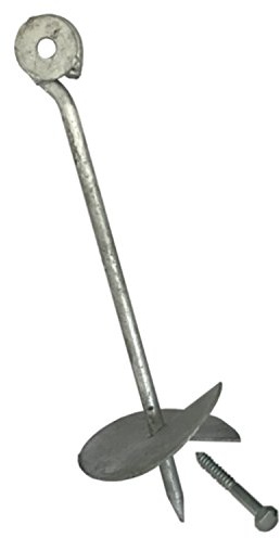 TikTakToo Verzinkter Bodenanker Erdanker 30cm - Spielplatzzubehör, Zeltanker (1 Stück)