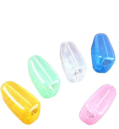 ROSENICE 10 stücke Zahnbürste Kopf Schutz Abdeckung Tragbare Zahnbürsten Hülle für Outdoor Reise Verwenden (Zufällige Farbe)