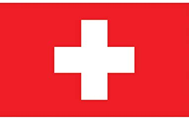 TrendClub100® Fahne Flagge „Schweiz Switzerland CH“ - 150x90 cm / 90x150cm