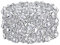 Clearine Bracelet Élastique Femme Style Magnifique Bijou Mariage Cristal Strass Cluster Extensible Ton d'argent Clair