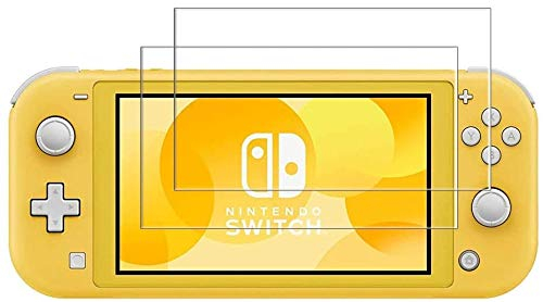 InnoTechs - Protection écran pour Nintendo Switch Lite en Verre Trempé - Pack de 2 Films - Premium Ultra Résistant en Verre Trempé - Oléophobe 100% Transparent