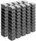 Stapelboxen Set – 100x Stapelbox mit Deckel 155x100x70 mm – Sichtbox Stapelbox Lagerbox, Schwarz