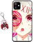 Staremeplz Compatible with iPhone 12 Mini Case Anime Design [With Figure Keychain], Soft Silicone Flexible TPU Animation Phone Case for iPhone 12 Mini