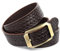 Anthoni Crown Damen 4JB940BR Gürtel, Dunkelbraun, 85
