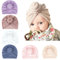 Daysskk Baby Mütze Mädchen 0-12 Monate Neugeborene Turban Mütze Sommer Babymütze Stirnband Babygeschenke Zur Geburt