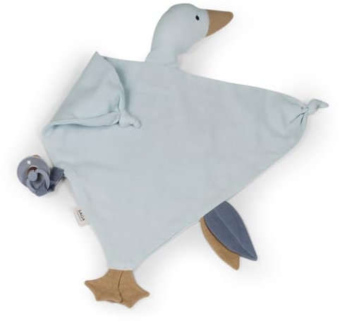 Saga Copenhagen Schmusetuch für Baby's, Baumwolle, 44x46cm | Bliki - Ice Blue