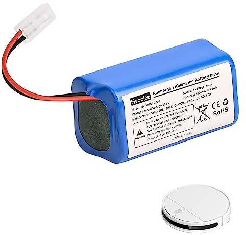 Hvoolee 3000mAh Ersatz Akku Kompatibel mit Xiaomi Mijia G1, Mi Robot Vacuum Staubsauger Battery