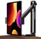 Xlayout Tablet Halterung Tisch Tablet Ständer Verstellbarer Klemmsockel Drehbare Tablet Halter iPad Halterung Schreibtisch mit Aluminium Alloy Arm für i'Pad/Samsung 5,5-12,9'' Tablets, Schwarz