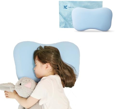 7C Jelly Patentiertes Memory-Schaum Nackenkissen mit Kühlgel -Nackenstützkissen mit CoolGel – Perfekt für Seitenschläfer/Rücken/Bauchschläfer – Kopfkissen für Nackenschmerzen und Anti schnarch