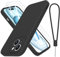 THIYUFUNS Coque pour iPhone 15 (6.1) avec 2 Verre trempé,Silicone Liquide Intérieur Microfibre Etui de Protection Contre Les Chutes Antichoc pour Housse iPhone 15 - Noir