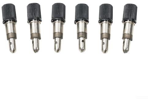 für Alligator Blitzventil DV Fahrradventil mit Staubkappe, Dunlop 46 Stück (6 Stück)