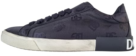 Dolce & Gabbana Portofino Vintage CS2203 AO483 8B956 Herren-Schuhe Schwarz (Schwarz, Schuhgrößensystem EU, Erwachsene, Größe M, 41), Schwarz , 41 EU