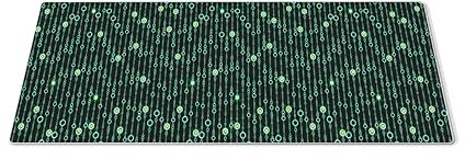 Nimvoya Alfombrillas de ratón largas personalizadas con patrón geométrico psicodélico, alfombrilla de mouse grande para escritorio, estética, alfombrillas de mouse personalizadas, 1 paquete, 30 x 80