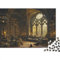 Bibliothek Puzzle 1000 Teile Puzzle Für Erwachsene gotische Bibliothek Brain Challenge Geschicklichkeitsspiel Stress Abbauen Familien Herausforderndes Schöne Geschenkidee 1000pcs (75x50cm)