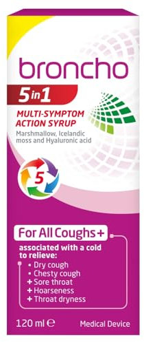 Bronchostop 5in1 Cough Multi-Symptom Action Syrup 120ml