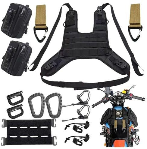 MTNBHH Motorcycle Tank Bag, Oxford Motorcycle Fuel Tank Vest, Waterproof and Sun-proof Motorcycle Tank Cover, Motorcycle Tank Bag