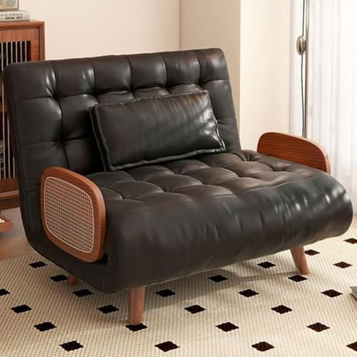 WEIDPHL Dreifach Klappbarer Schlafsessel Mit Kissen, Schlafsofa Mit Verstellbarer Rückenlehne, Ausklappbarer Schlafsessel Für Schlafzimmer, Büro, Wohnung