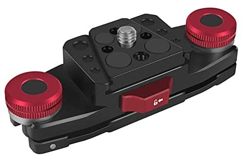 Rensimote Black Camera Waist Belt Clip Quick Release Plate Mount Anti-Shake Fast Switch Tool for SLR Gimbal Shoulder Strap Tripod Clamp