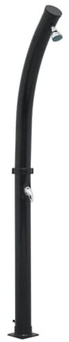UJCHVHN Home Garden Solardusche schwarz 214 cm 20 l
