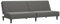 Generico Kangqiling 375949 Schlafsofa mit 2 Sitzplätzen, grau, aus Kunstleder, grau, 375949