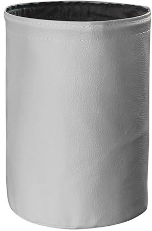 KIMISS Poubelle de Voiture – Poubelle Suspendue Pliable pour Voitures, Camions, SUV, Camping-cars, Solution de Stockage Portable étanche et Anti-fuite (GREY)