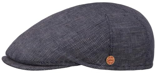 Mayser Sidney Fine Stripes Flatcap Schirmmütze gestreift Mehrfarbig Made in EU Herren Frühling Sommer