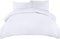 Utopia Bedding Bettwäsche Set - Mikrofaser Bettbezug 230x220 cm + 2 Kissenbezüge 50x75 cm - Weiß