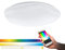 EGLO connect LED Deckenleuchte Totari-C, Smart Home Deckenlampe, Material: Stahl, Kunststoff, Farbe: Weiß, dimmbar, Weißtöne und Farben einstellbar, Ø: 60 cm