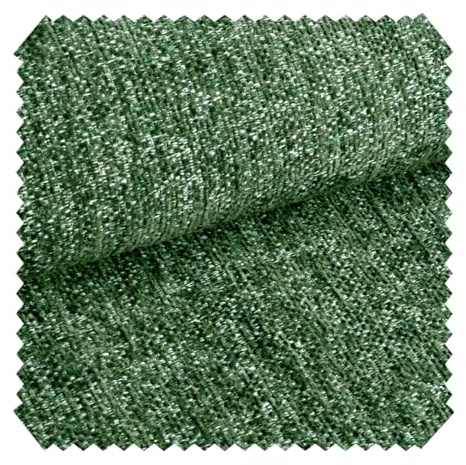 novely® exquisit TESSANO - Samtweicher Chenille-Polsterstoff in 3D-Optik - Schwer Entzündbarer Möbelstoff - Pflegeleichte Meterware 1lfm | Farbe: 14 Flaschengrün