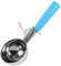 Nikou Ice Cream Scoop, 5.7cm Stainless Steel Cookie Scoop for Ice Cream, Fruit Scoop with Plastic Handle Practical Spoon Tool Kitchen and Dessert Shops (Blue)