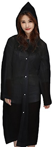 OhMill Cape de Pluie pour Adulte Poncho Imperméable en EVA avec Capuche Manteau de Pluie Réutilisable pour Femmes et Hommes Poncho de Pluie Portable et Léger pour Randonnée Vélo Marche