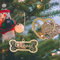 Personalisierte Knochen-Weihnachtsverzierung, benutzerdefinierte Holzverzierungen Weihnachten mit dem Namen Ihres Hundes, benutzerdefinierte Knochenverzierungen für den Weihnachtsbaum